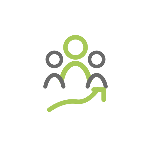 Ícono de Gestión de Personas de Visión Activa